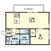 セジュール島崎の間取り画像