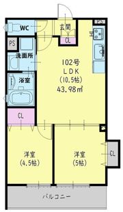 ラモーナ木田町の間取り画像