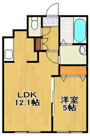 PERFECT PARTNER RESIDENCE B棟の間取り画像