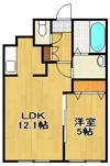 PERFECT PARTNER RESIDENCE B棟の間取り画像
