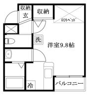 アルト生石の間取り画像