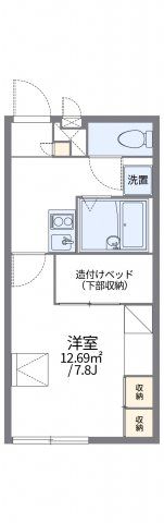 レオパレスプラヌス木津の間取り画像