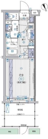 ブライズ高井戸DUEの間取り画像