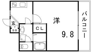 フォルテ三宮の間取り画像