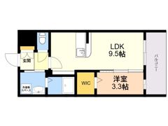 KL東比恵2の間取り画像