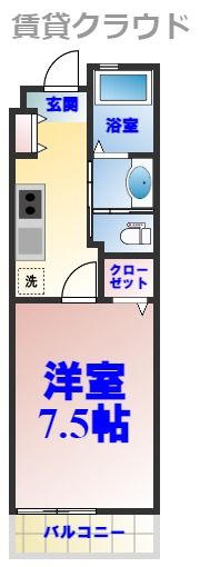 AQUE12の間取り画像