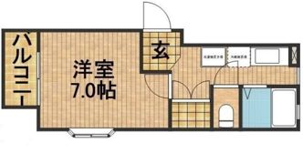 ビバリーハウス中島の間取り画像