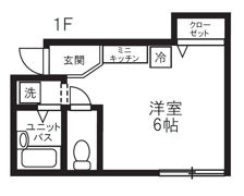 スタジオ成増の間取り画像