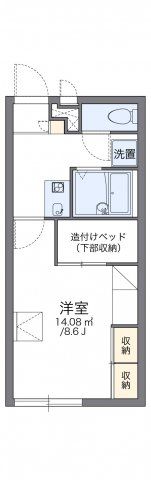 レオパレスアクアマリンの間取り画像