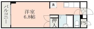 コート黒髪の間取り画像