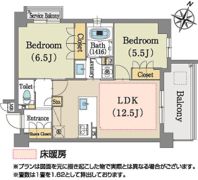 アヴァンセテラス御幸山Ⅱの間取り画像