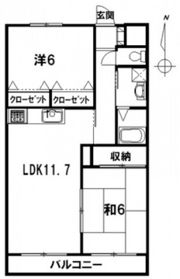 ジョイパレスBの間取り画像