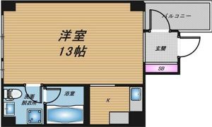 SENSE UMEKITAの間取り画像