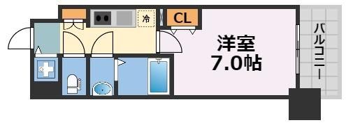 ファーストフィオーレ新梅田の間取り画像