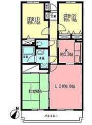 ベルドミール津久井浜の間取り画像