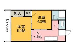 ウィステリアパレス尾長西の間取り画像