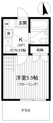 ヨーロピアン255番館の間取り画像