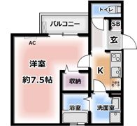 ALEGRIA藤田町WESTの間取り画像