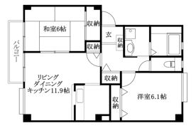 フォブール北井門B棟の間取り画像