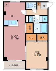 ラフォーレ1号館の間取り画像