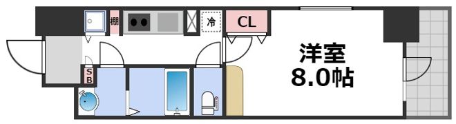 La Douceur玉造の間取り画像