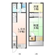 吹東町テラスハウスの間取り画像