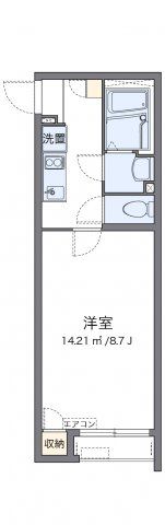 クレイノKsハイム七里の間取り画像