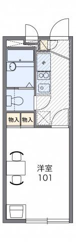 レオパレスカルチェの間取り画像