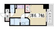 アスヴェル神戸元町の間取り画像