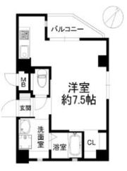 六甲ローズマンションの間取り画像