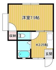 コーポラス光の間取り画像