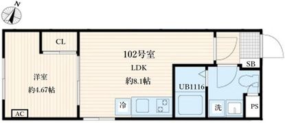 Aglaia要町の間取り画像