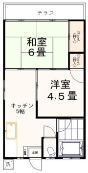 石原コーポの間取り画像