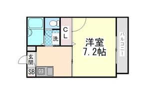ルミエール岡本の間取り画像