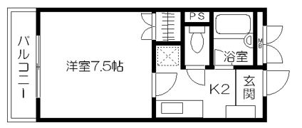 ラフォーレ5番館の間取り画像