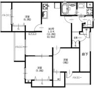 ラモーナ雁屋西町の間取り画像