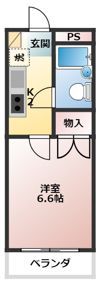 パークプレイス今8の間取り画像