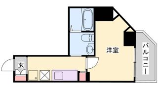 U-ro湊川公園前の間取り画像