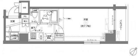 フェニックス横濱関内BAY MARKSの間取り画像