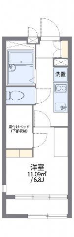 レオパレス鳥羽街道ファミリアの間取り画像