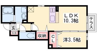 オーパスの間取り画像