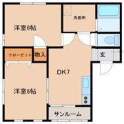 グリーンハイツ大沢野の間取り画像
