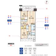ザ・パークハウス百道2の間取り画像