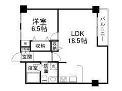 上春日野ハイツの間取り画像