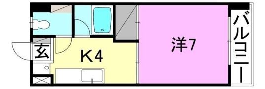 福川ハイツの間取り画像