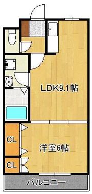トップハイツドイの間取り画像