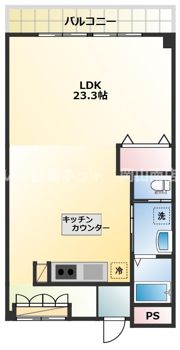 パークヒルズ豊成の間取り画像
