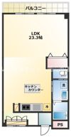 パークヒルズ豊成の間取り画像