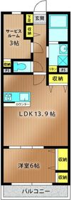 アセント富士見の間取り画像