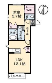 ベルデ クレール A棟の間取り画像